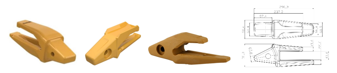 Excavator Tooth Adapter