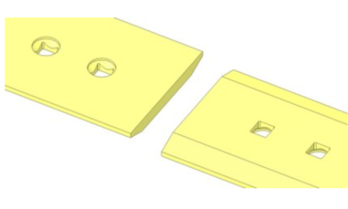 Double Bevel Cutting Edges