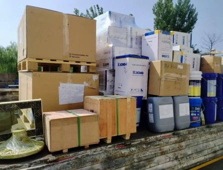 ZF Transmission & Original Spare Parts Shipped to Russia | Standard Operation Ensures Project Progress