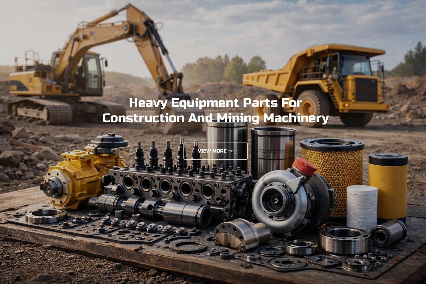 heavy equipment parts for construction and mining machinery