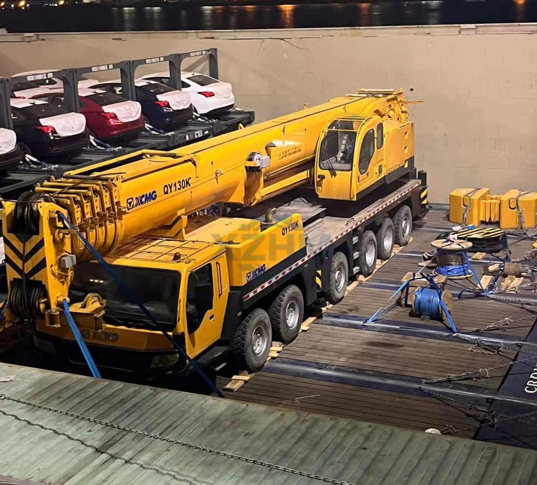 Used XCMG QY130K Crane Shipped to Oman, Spot Export Supports Overseas Infrastructure Projects