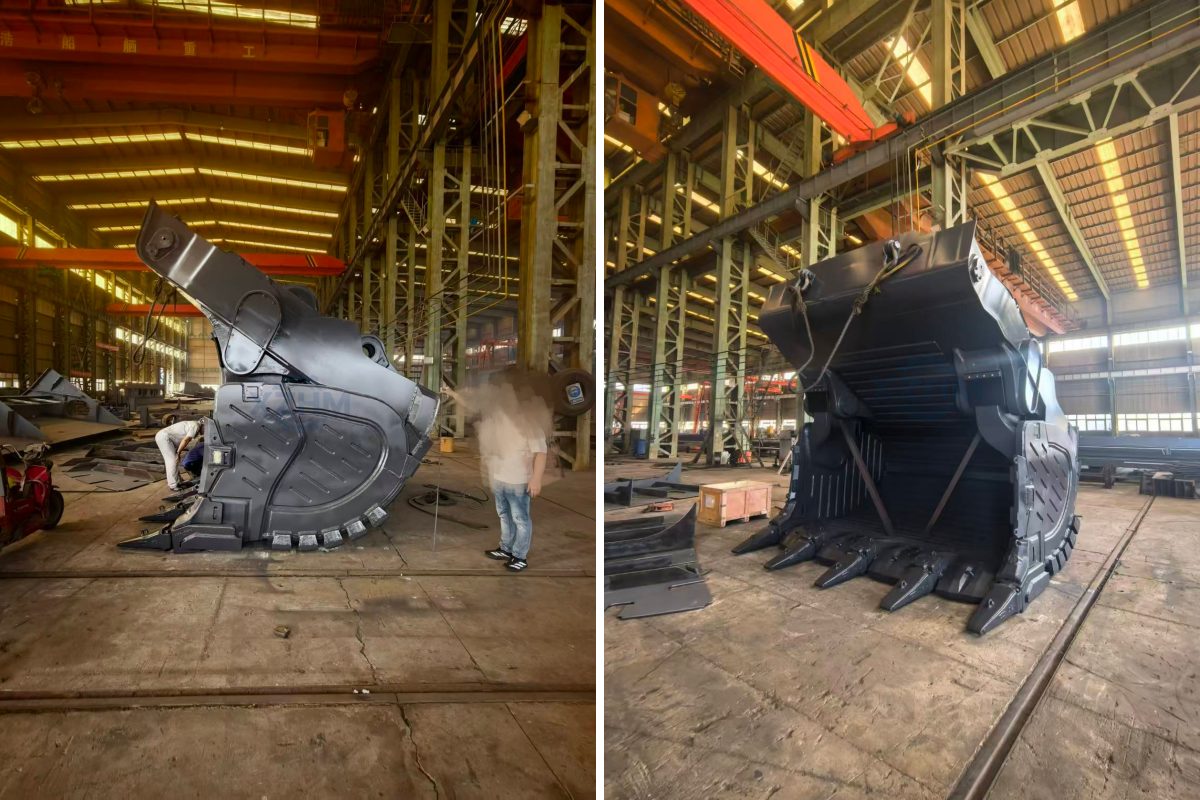 Large Mining Excavator Bucket Shipped to Russia